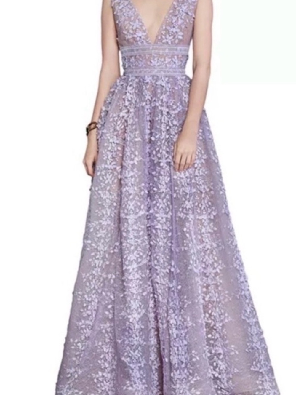 Bronx and Banco Megan Lavender Maxi Dress